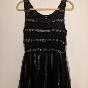 XXI by Forever 21 Black Sequin Sleeveless Dress